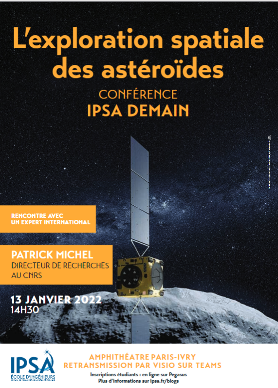 Affiche sur L'exploration spatiale des astéroïdes