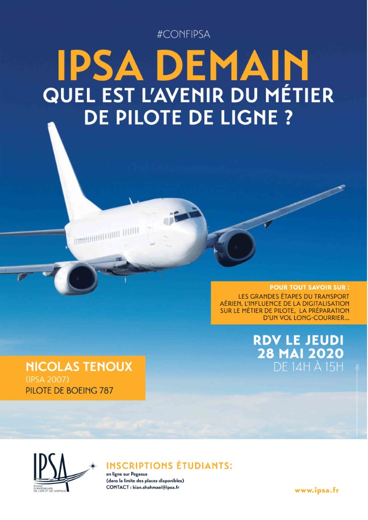 Affiche sur Quel est l'avenir du métier de pilote de ligne