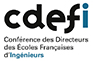 Logo de la cdefi, Conférences des Directeurs des Ecoles Françaises d'ingénieurs