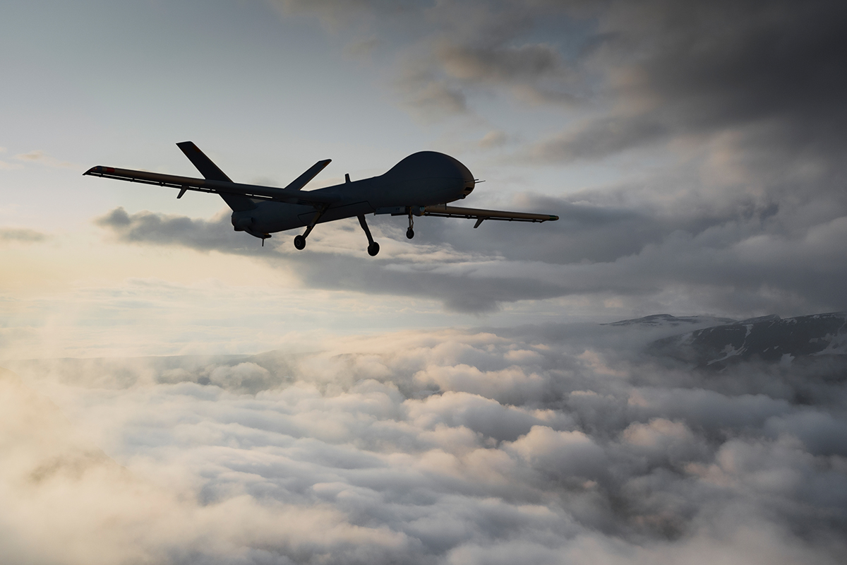 image d'un drone en vol