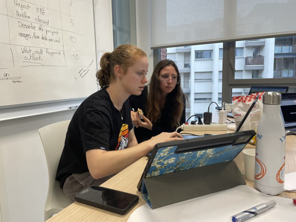 equipe au hackathon NASA Space Apps Challenge
