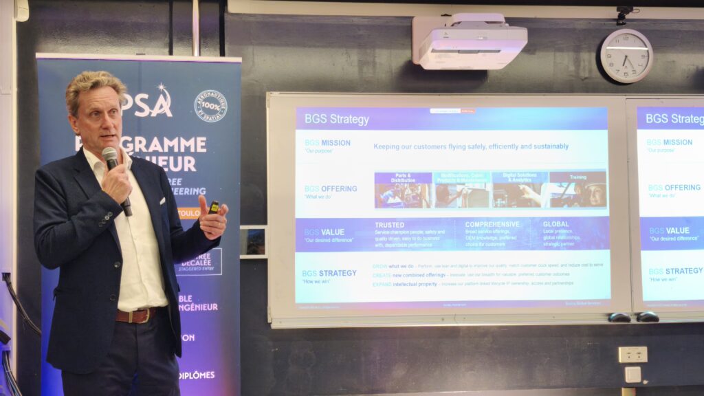 Conférence de J.M. Fron PDG de Boeing France à l'IPSA