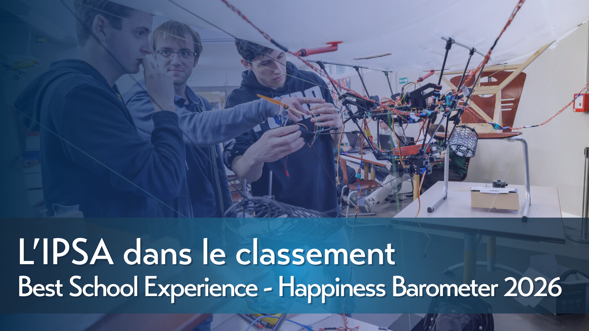 L’IPSA distinguée dans le classement Best School Experience – Happiness Barometer 2026 de Speak and Act