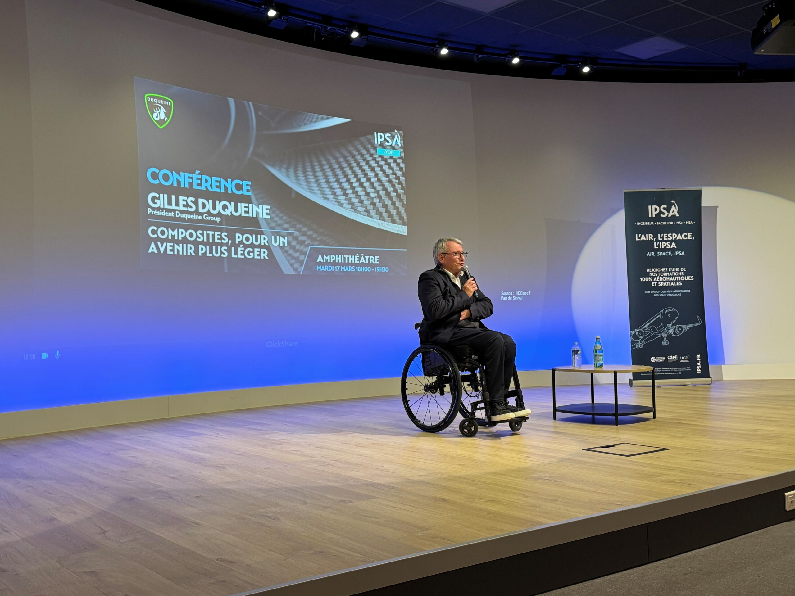 Gilles Duqueine : de son garage à Airbus, l’histoire qui a captivé les étudiants de l’IPSA Lyon