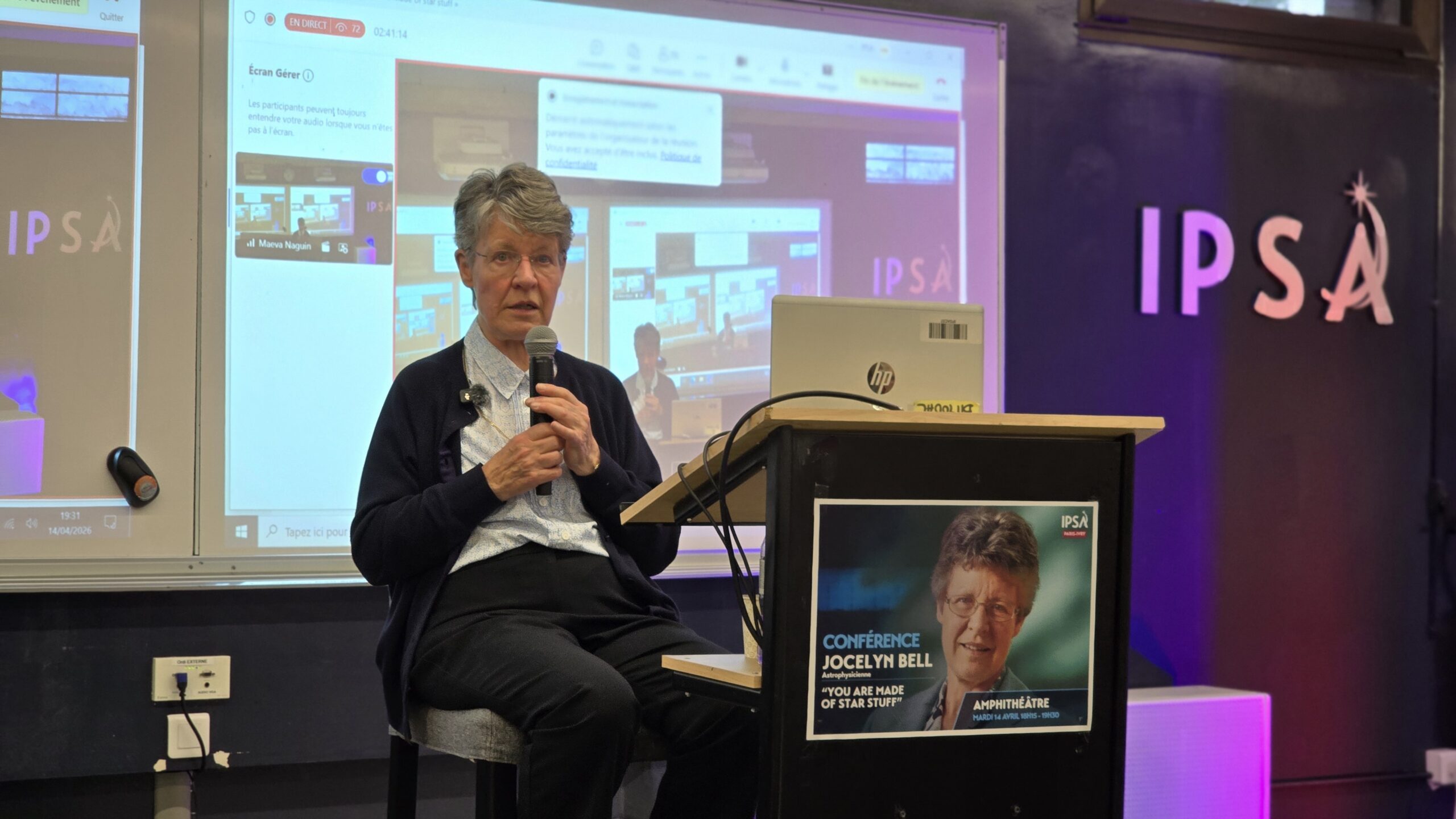 Jocelyn Bell Burnell à l’IPSA : une leçon d’astrophysique, de persévérance et d’inspiration