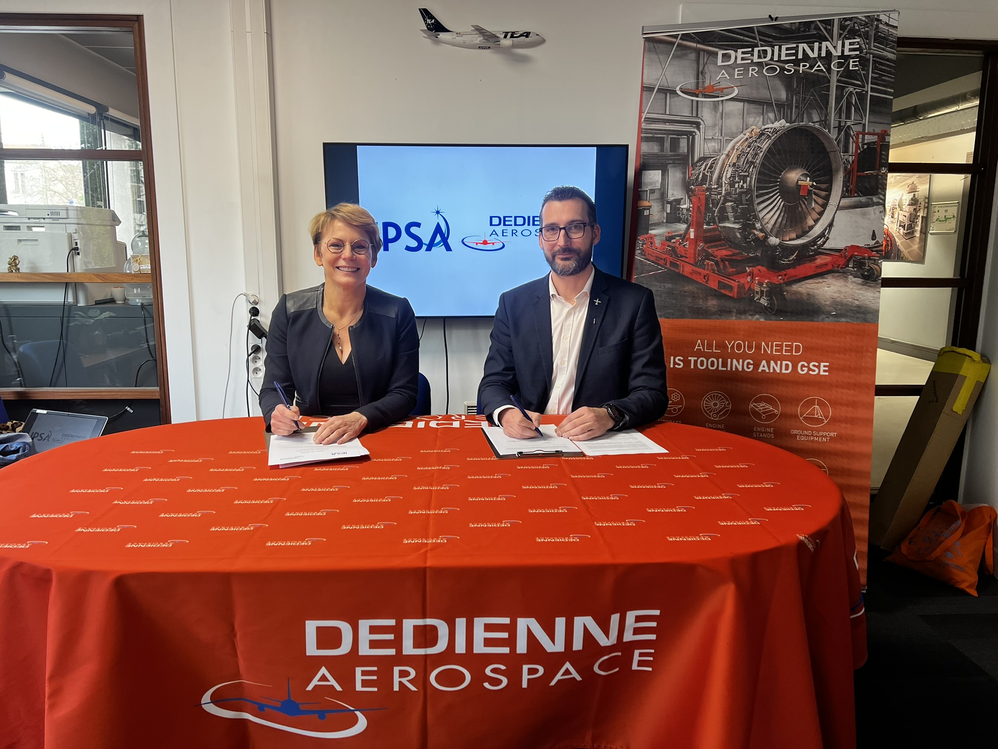 L’IPSA et Dedienne Aerospace partenaires 