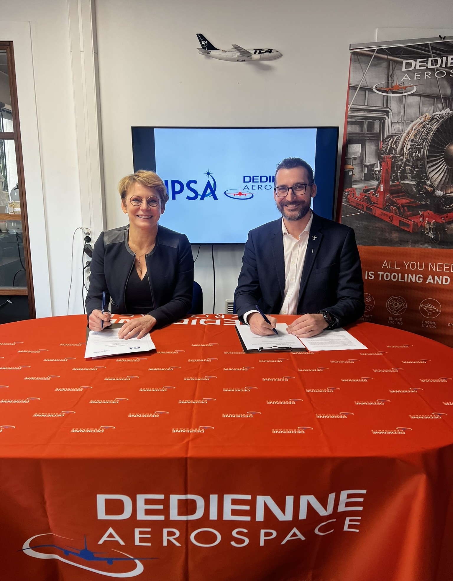 L’IPSA et Dedienne Aerospace partenaires
