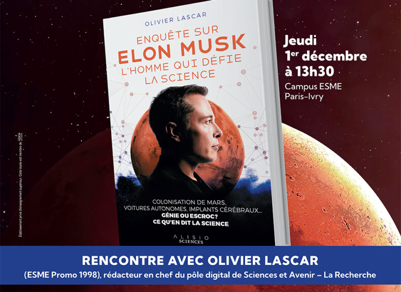 Conférence : l'IPSA vous invite à décrypter le phénomène Elon Musk, ce jeudi 1er décembre