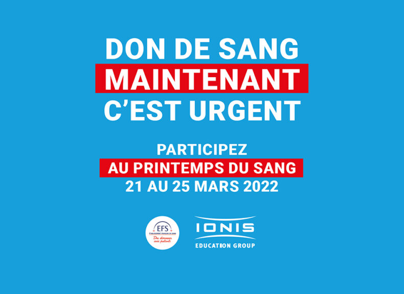 L'IPSA soutient la nouvelle campagne du Printemps du Sang !