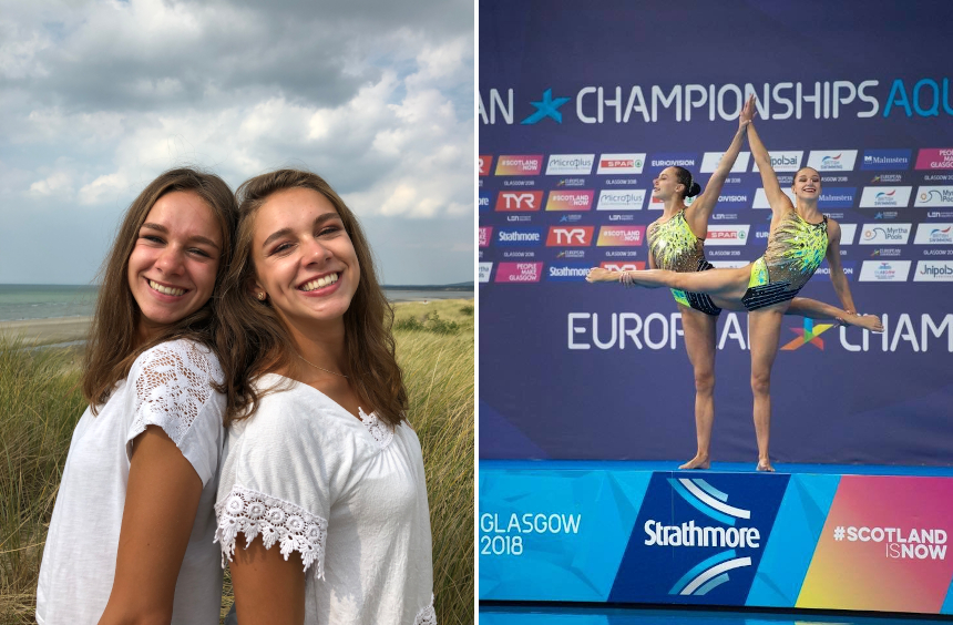 Charlotte et Laura Tremble (IPSA promo 2025) : deux étoiles de la natation synchronisée en route pour les JPO !