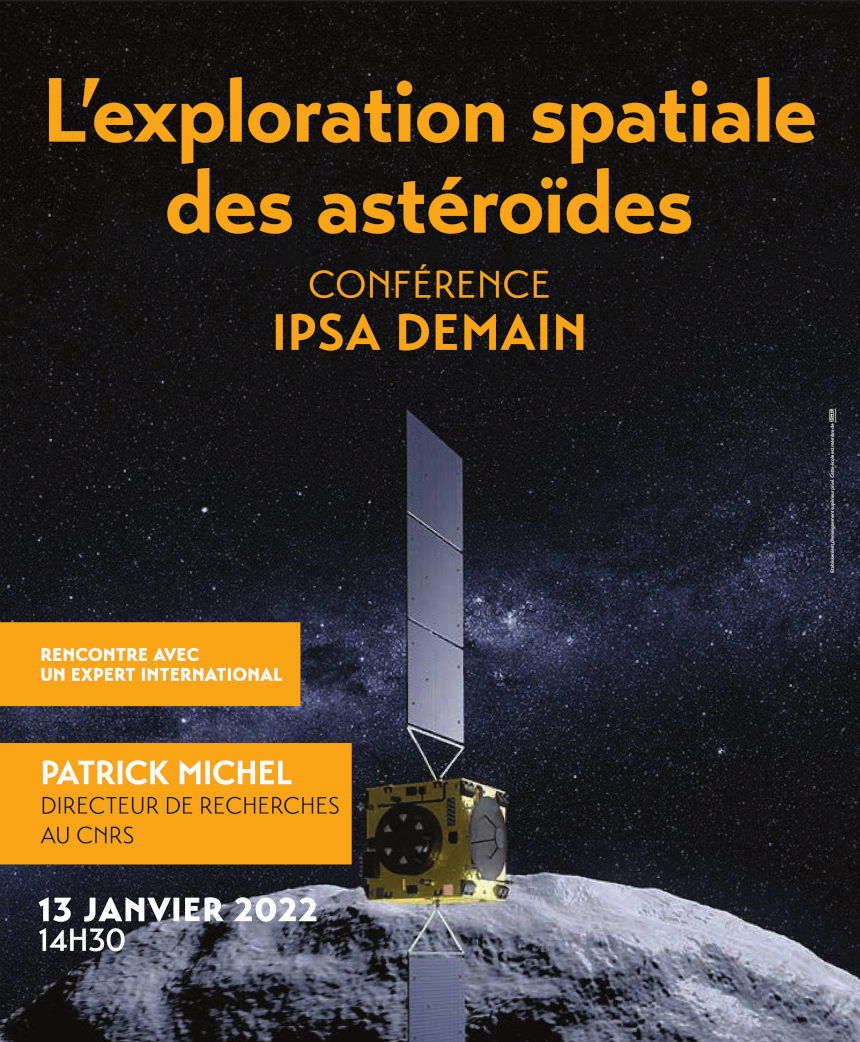 Conférence spéciale astéroïdes : découvrez les coulisses de la mission DART de la NASA, le 13 janvier 2022 avec l’IPSA !