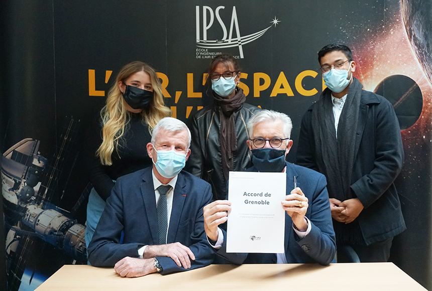COP2 Étudiante : l’IPSA signe l'accord de Grenoble et s’engage avec près de 130 mesures en faveur de la transition socio-écologique